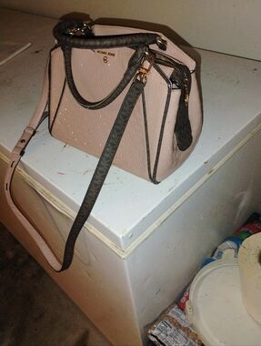 Michael Kors Pink/fawn Leather crossbody handbag